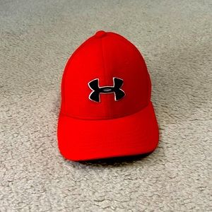 Under armour red hat